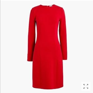 J. Crew Red Ponte Dress